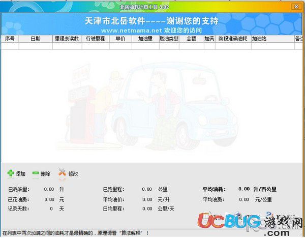 北岳油耗計算工具