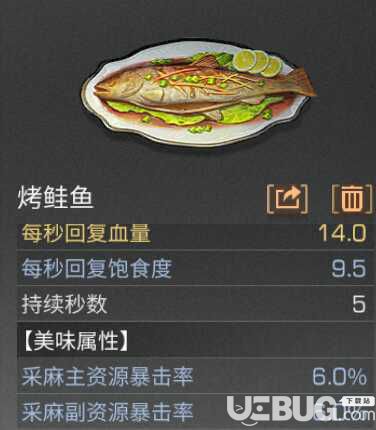《明日之后手游》烤鮭魚怎么做 烤鮭魚配方及作用介紹