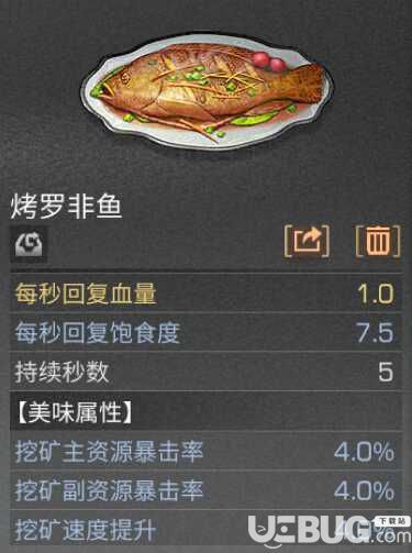 《明日之后手游》烤羅非魚怎么做 烤羅非魚配方及作用介紹
