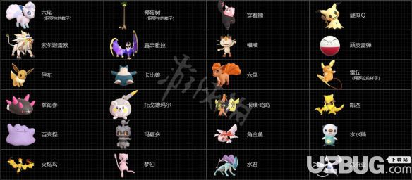 《任天堂明星大亂斗特別版》寶可夢有哪些