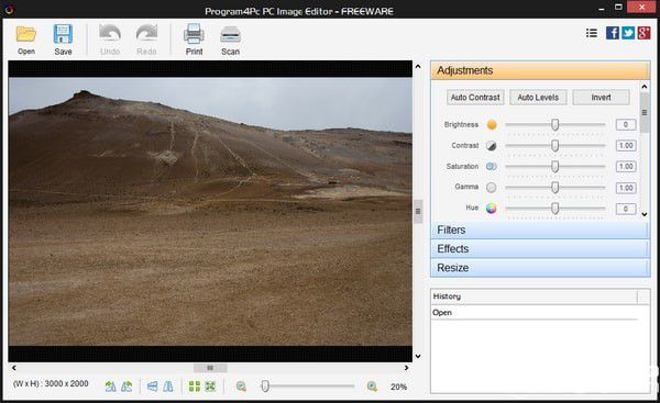 Program4Pc PC Image Editor(圖片編輯軟件)v6.0.0官方免費版