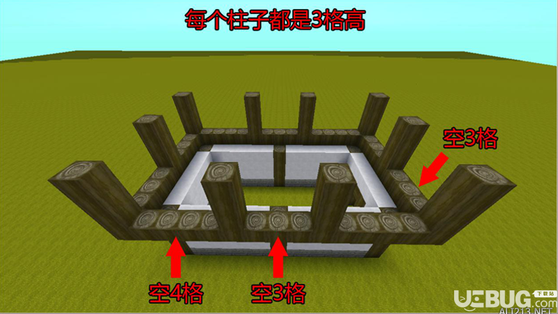 《迷你世界手游》中世紀建筑怎么搭建【5】