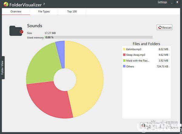 FolderVisualizer(硬盤空間分析工具)