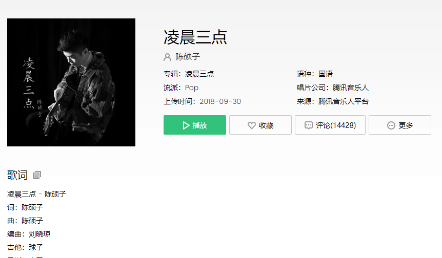 抖音我在凌晨三點醒來的夜里想起失去的你是什么歌曲