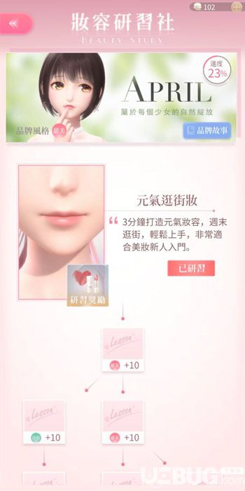 閃耀暖暖妝容研習屬性