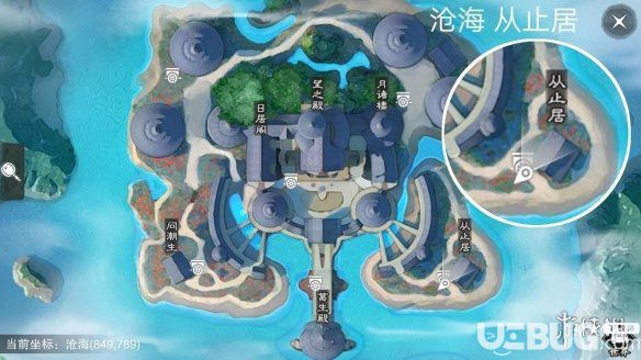《楚留香手游》2019年6月3日坐觀萬(wàn)象打坐修煉地點(diǎn)坐標(biāo) 
