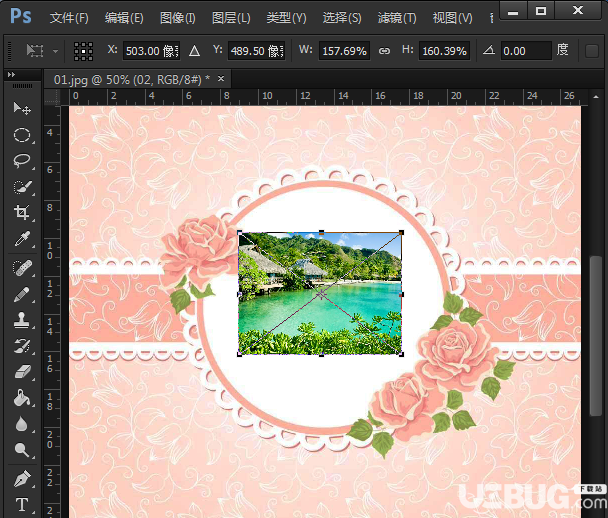 怎么使用Photoshop軟件實(shí)現(xiàn)兩張圖片完美融合【3】