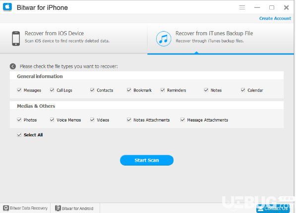 Bitwar iPhone Data Recovery(iPhone數(shù)據(jù)恢復(fù)工具)