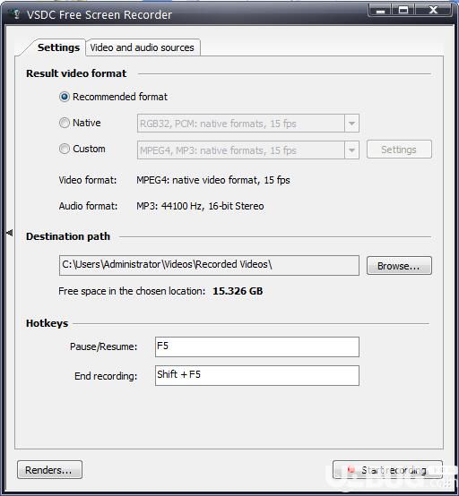 VSDC Free Screen Recorder