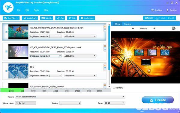 AnyMP4 Blu-ray Creator(藍(lán)光刻錄軟件)v1.1.56免費版【2】