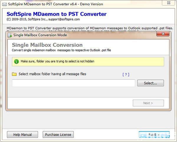 SoftSpire MDaemon to PST Converter v6.4免費版【2】