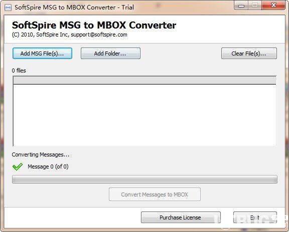 SoftSpire MSG to MBOX Converter(MSG轉MBOX工具)