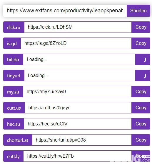 URL Shortener(短鏈接生成Chrome插件)v1.1免費版【3】
