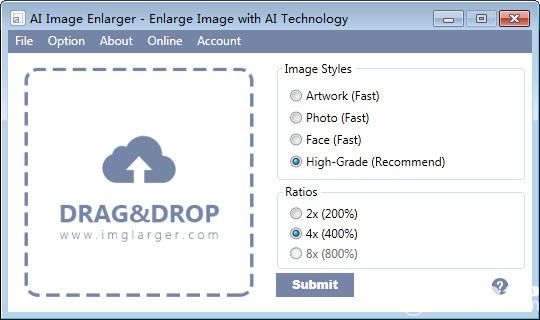 AI Image Enlarger(智能圖片無損放大軟件)v1.4.4免費(fèi)版【1】