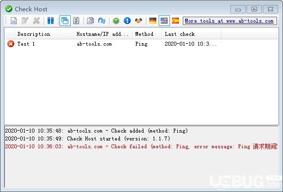 Check Host(網(wǎng)站時時監(jiān)控工具)