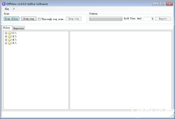 DiffView(文件夾注冊(cè)表監(jiān)控軟件)v1.6.0.0免費(fèi)版