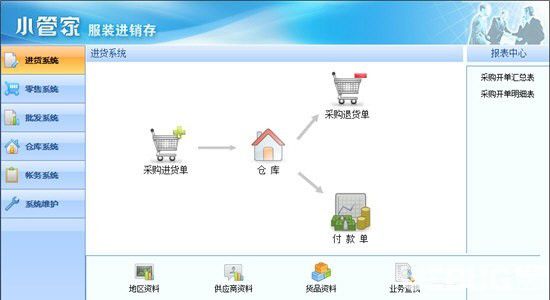 小管家服裝進(jìn)銷存