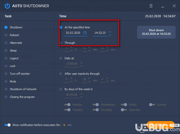 Auto Shutdowner(定時(shí)關(guān)機(jī)重啟工具)v1.3.1免費(fèi)版【2】