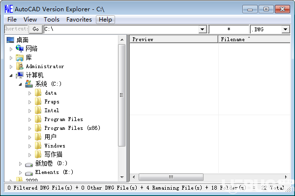 CAD文件瀏覽(AutoCAD Version Explorer)