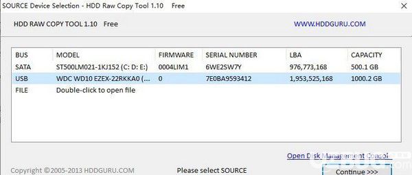 HDD Raw Copy Tool(硬盤復(fù)制工具)v1.1.0免費(fèi)版【2】