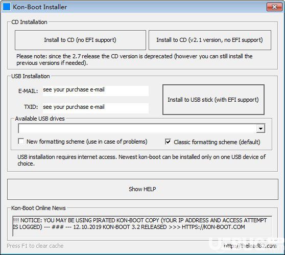 Kon-Boot(系統(tǒng)密碼清除工具)v2.7免費(fèi)版
