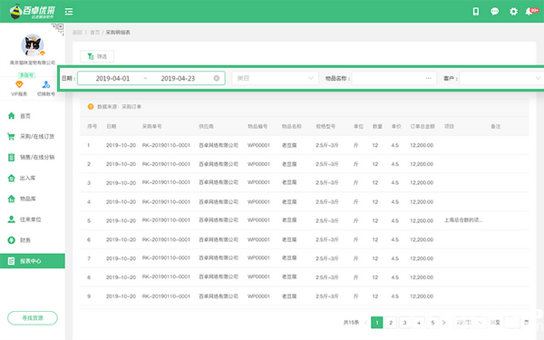 百卓優(yōu)采云進(jìn)銷存v5.6.8.10免費版【3】