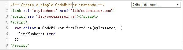 CodeMirror(在線代碼編輯器)