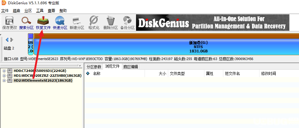 DiskGenius專業(yè)版(電腦無(wú)損分區(qū))使用方法介紹