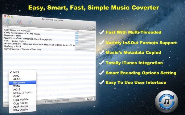 Easy Music Converter(音頻轉(zhuǎn)換器)v2.1.0 Mac版【2】