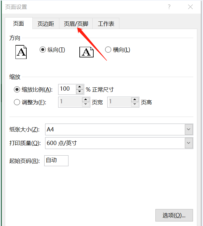 怎么設(shè)置Excel表格的打印頁碼