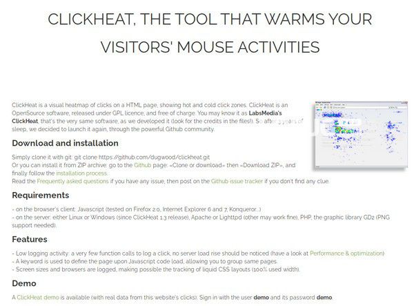 ClickHeat(HTML頁(yè)面點(diǎn)擊熱圖)v1.0免費(fèi)版