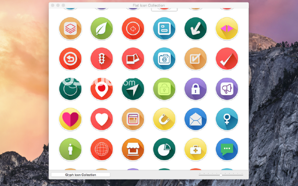 Flat Icon Collection Mac版