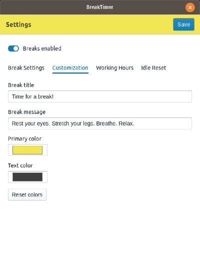 BreakTimer(定時提醒軟件)v0.7.5 MacOS免費版【4】