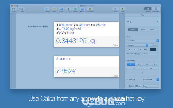 Calca(符號(hào)計(jì)算器)v1.5.1 Mac版【2】