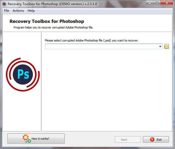 Recovery Toolbox for Photoshop v2.3.1.0免費(fèi)版