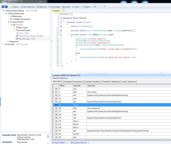Telerik JustDecompile(.NET反編譯工具)v2020.2.916.1免費版