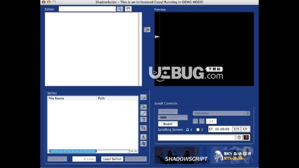 ShadowScript(音樂現(xiàn)場(chǎng)提詞器)v3.2.7.2.1 Mac版【3】