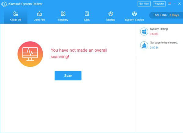 iSumsoft System Refixer(系統(tǒng)優(yōu)化工具)v3.0.1.2免費(fèi)版