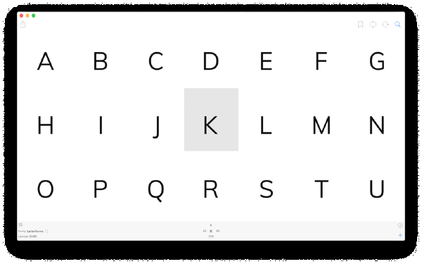 Letterforms(字體設計軟件)v1.0.0 Mac版【2】