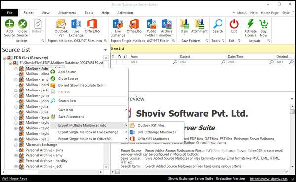 Shoviv Exchange Migration Tool v20.11免費(fèi)版【3】