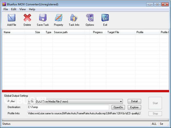Bluefox MOV Converter(視頻轉(zhuǎn)換器)