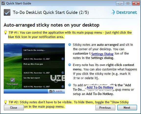 To-Do DeskList(待辦事項(xiàng)桌面列表)v2.00免費(fèi)版【1】