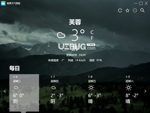 冪果天氣預(yù)報(bào)