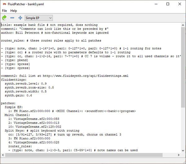 FluidPatcher(mid合成電子樂器)