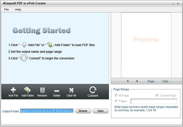 4Easysoft PDF to ePub Creator(PDF轉電子書軟件)