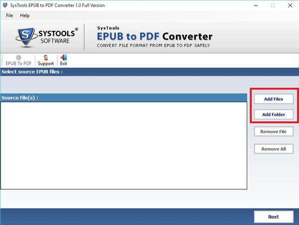 SysTools EPUB to PDF Converter v1.0免費版【2】
