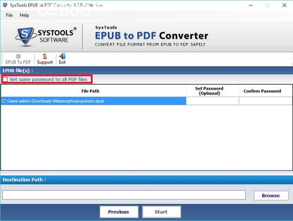 SysTools EPUB to PDF Converter v1.0免費版【5】
