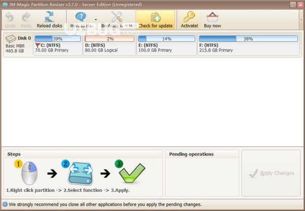 IM-Magic Partition Resizer(硬盤分區(qū)工具)v3.70免費版