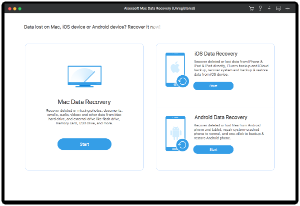 Aiseesoft Data Recovery Mac版