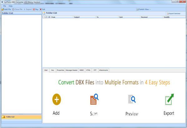 SysTools DBX Converter(DBX格式轉(zhuǎn)換工具)